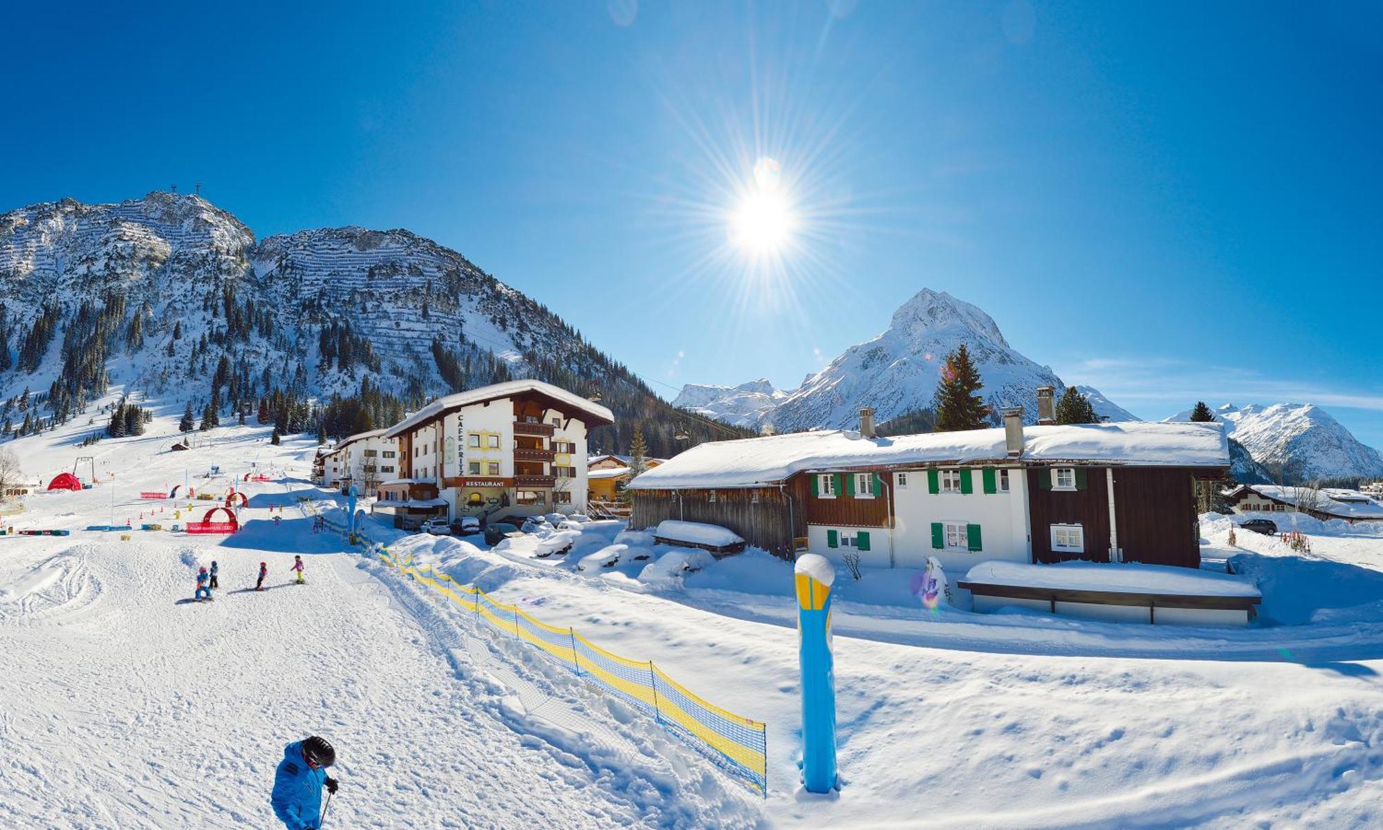 Pension Cafe Fritz Lech am Arlberg Exterior photo